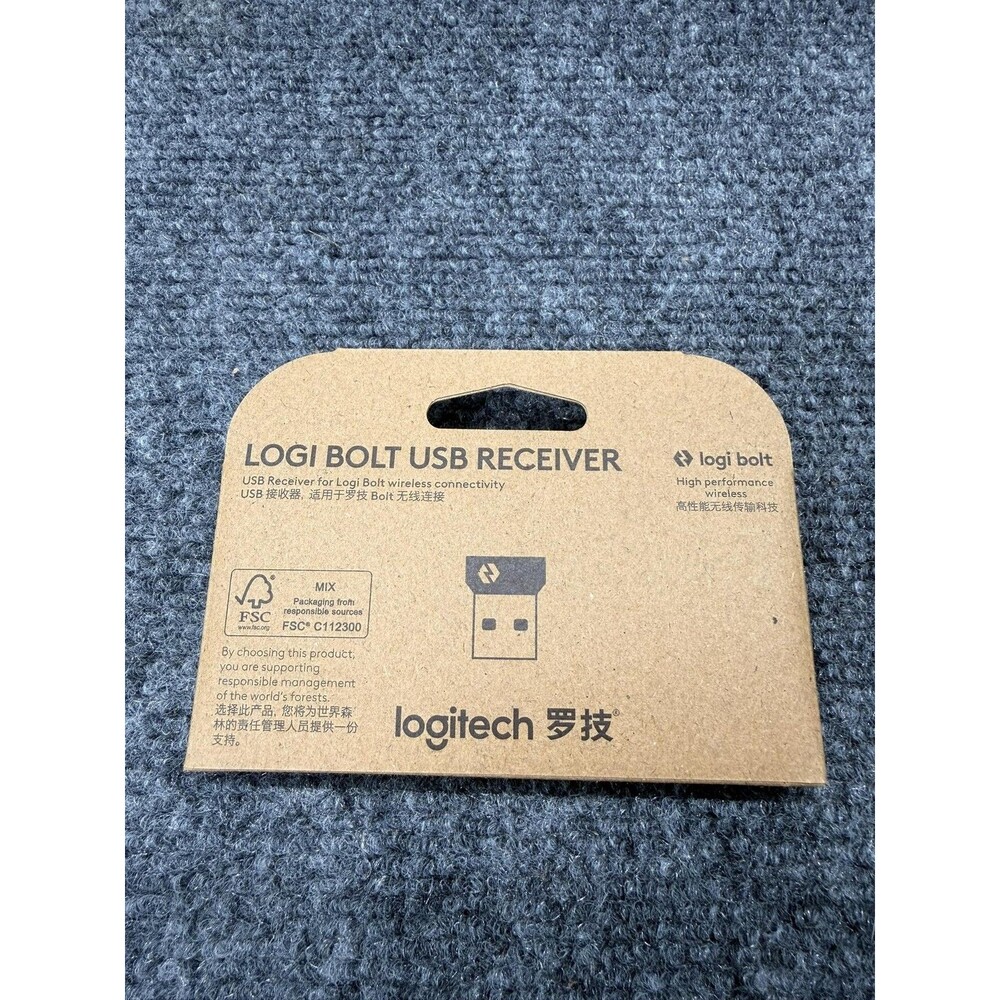Logitech Logi Bolt USB Receiver Wireless Dongle 2.4GHz PC Mac Chrome OS Laptop